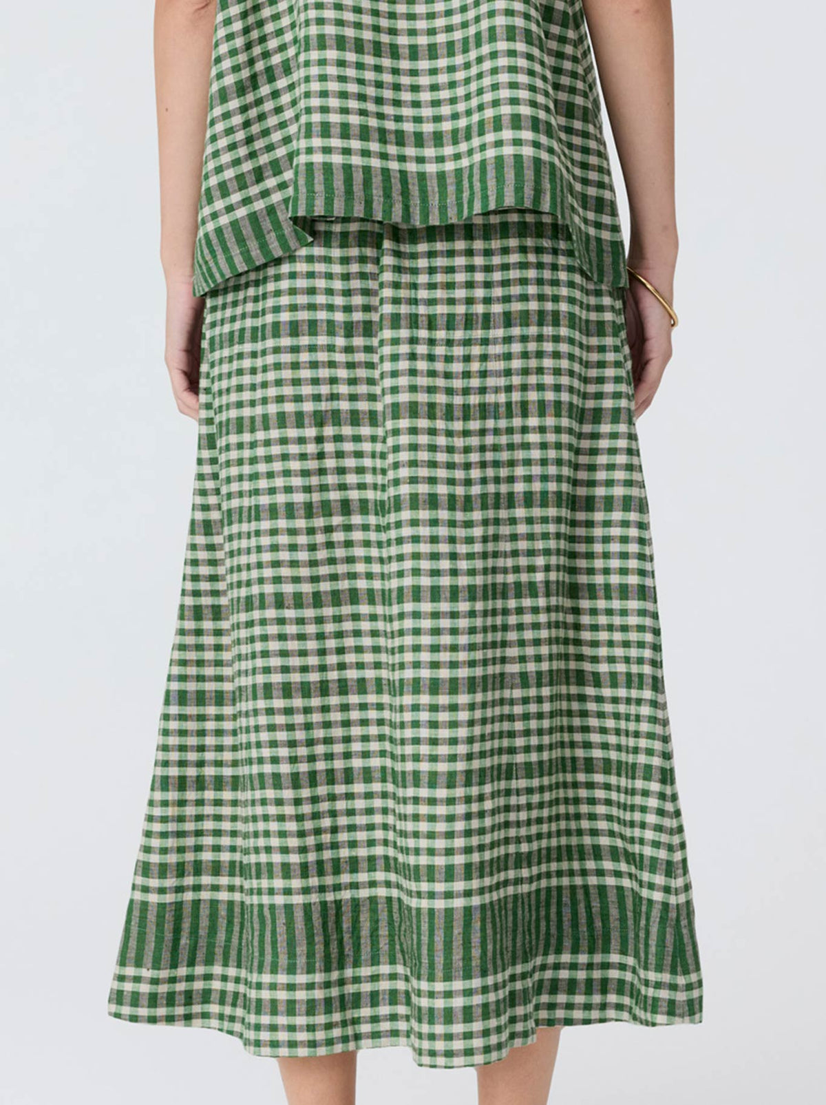 POL LUME SKIRT (Gingham)
