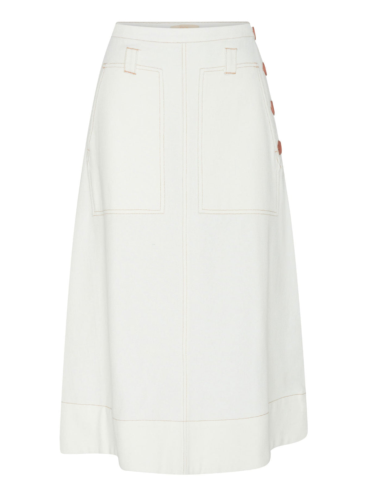 Pol Carsen Denim Skirt (Dark Denim)