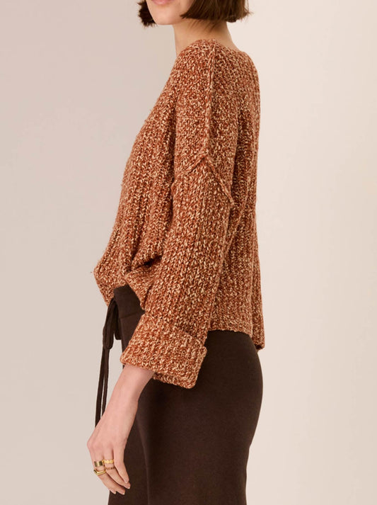 POL ASPEN BOBBLE KNIT (Toffee)