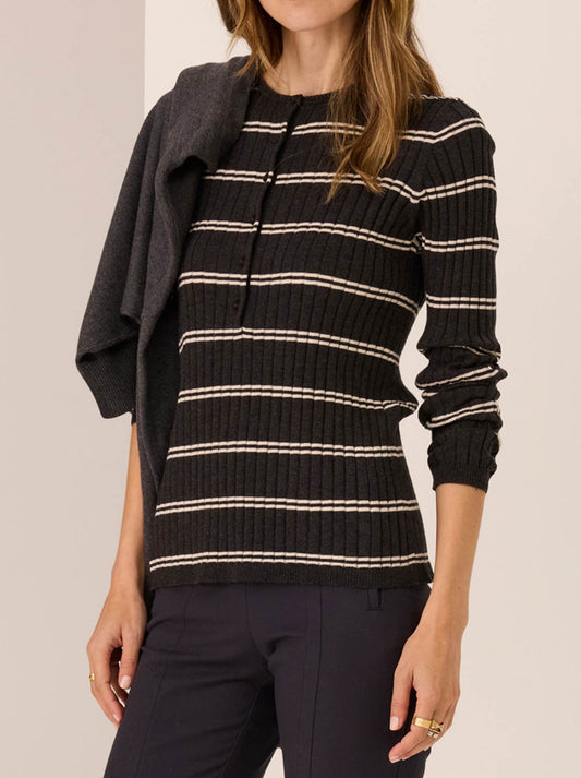 POL TATE HENLEY (Charcoal/White)