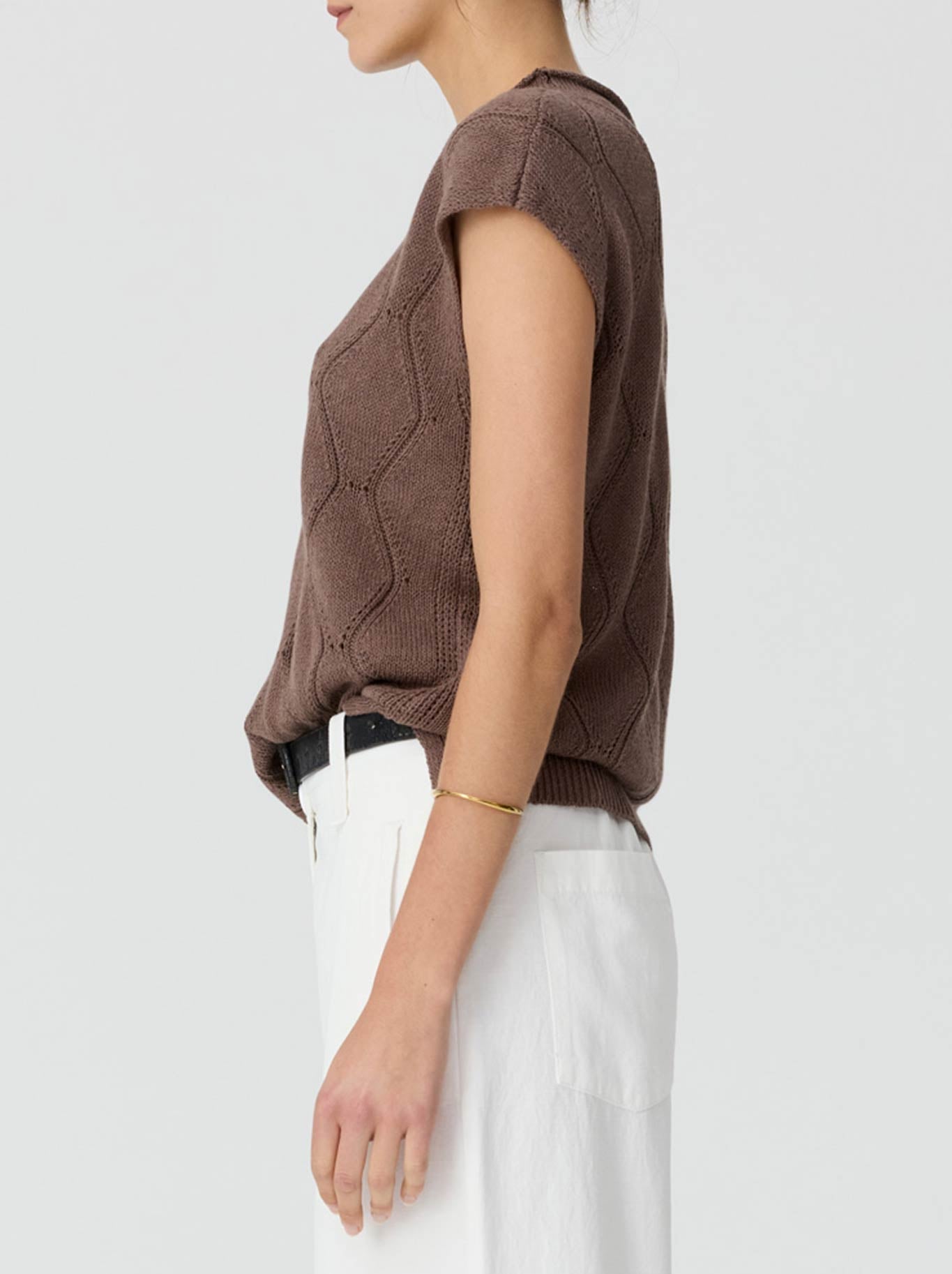 Pol Rosin Cable Knit (Chocolate)