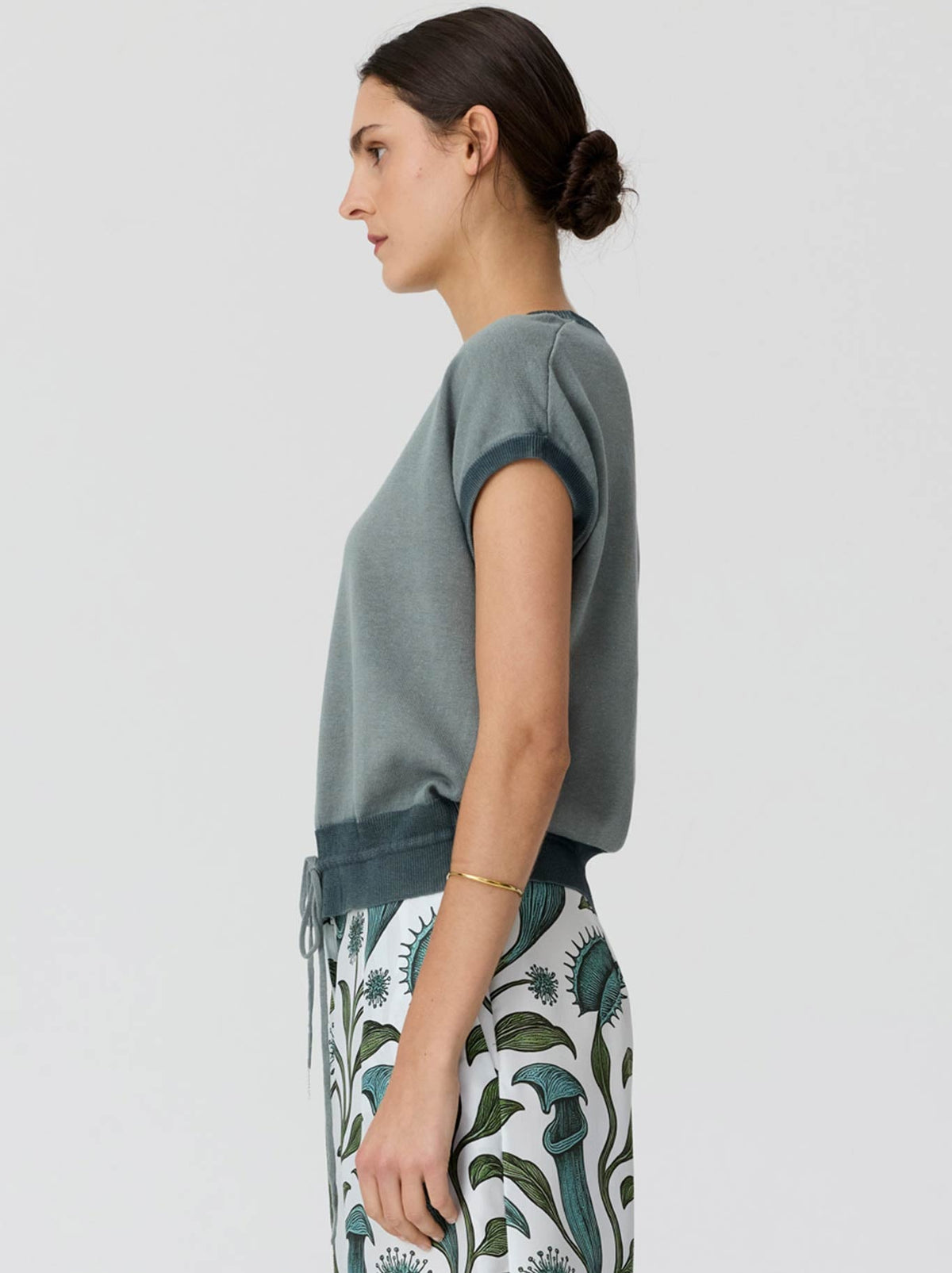 POL REED PAINTED KNIT (Ocean Teal)