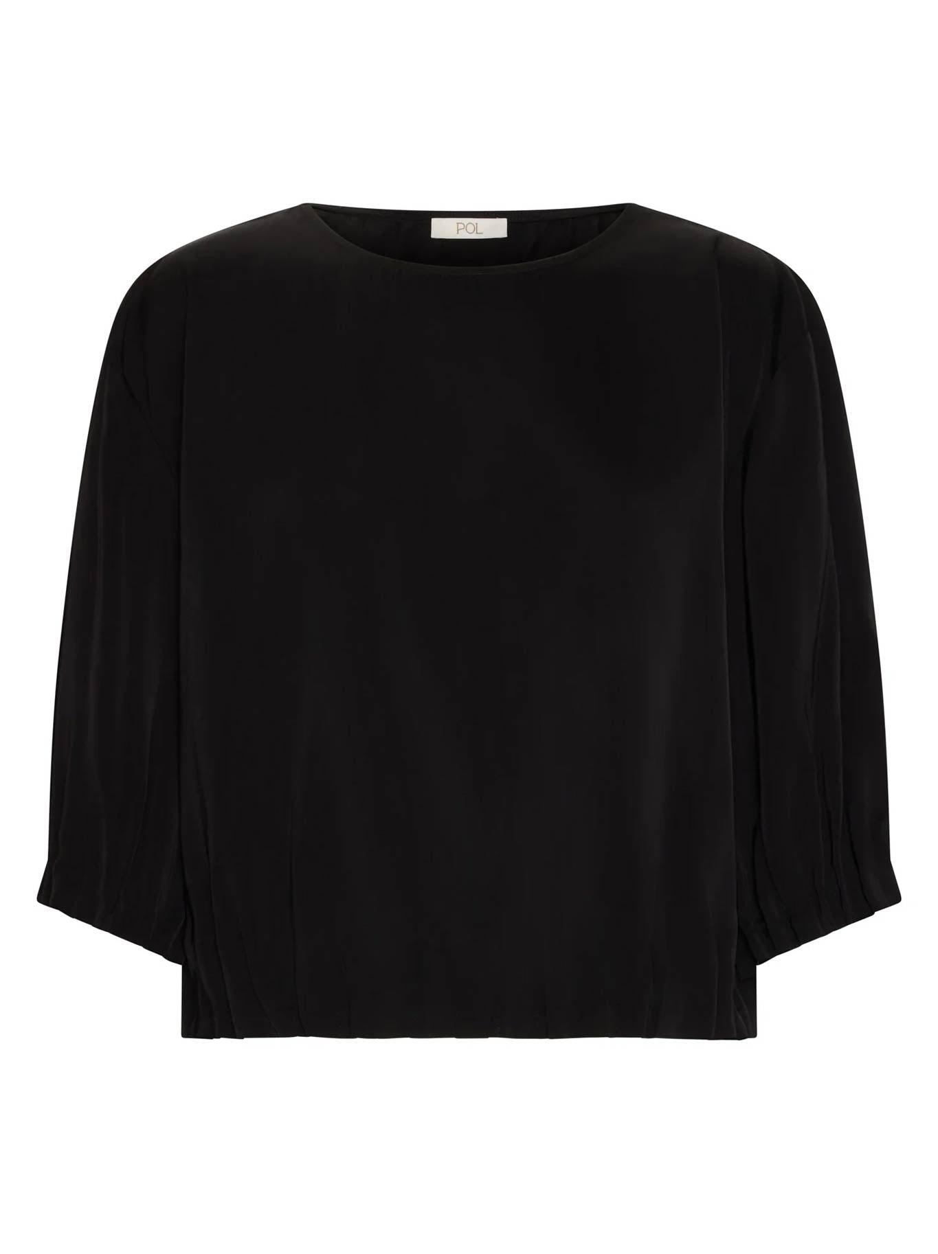 POL INNES TUCK TOP (Black)