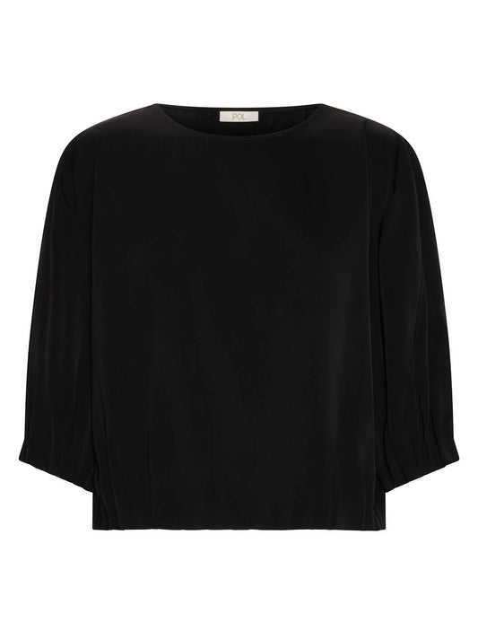 POL INNES TUCK TOP (Black)