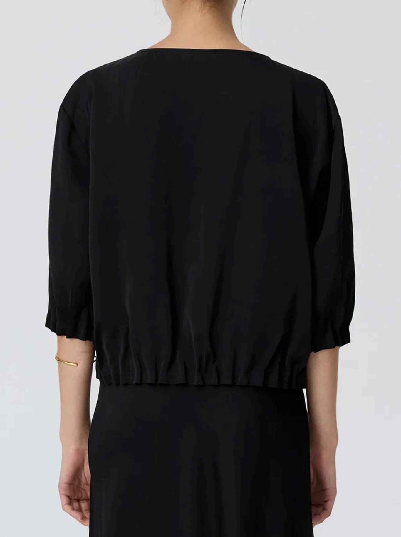 POL INNES TUCK TOP (Black)