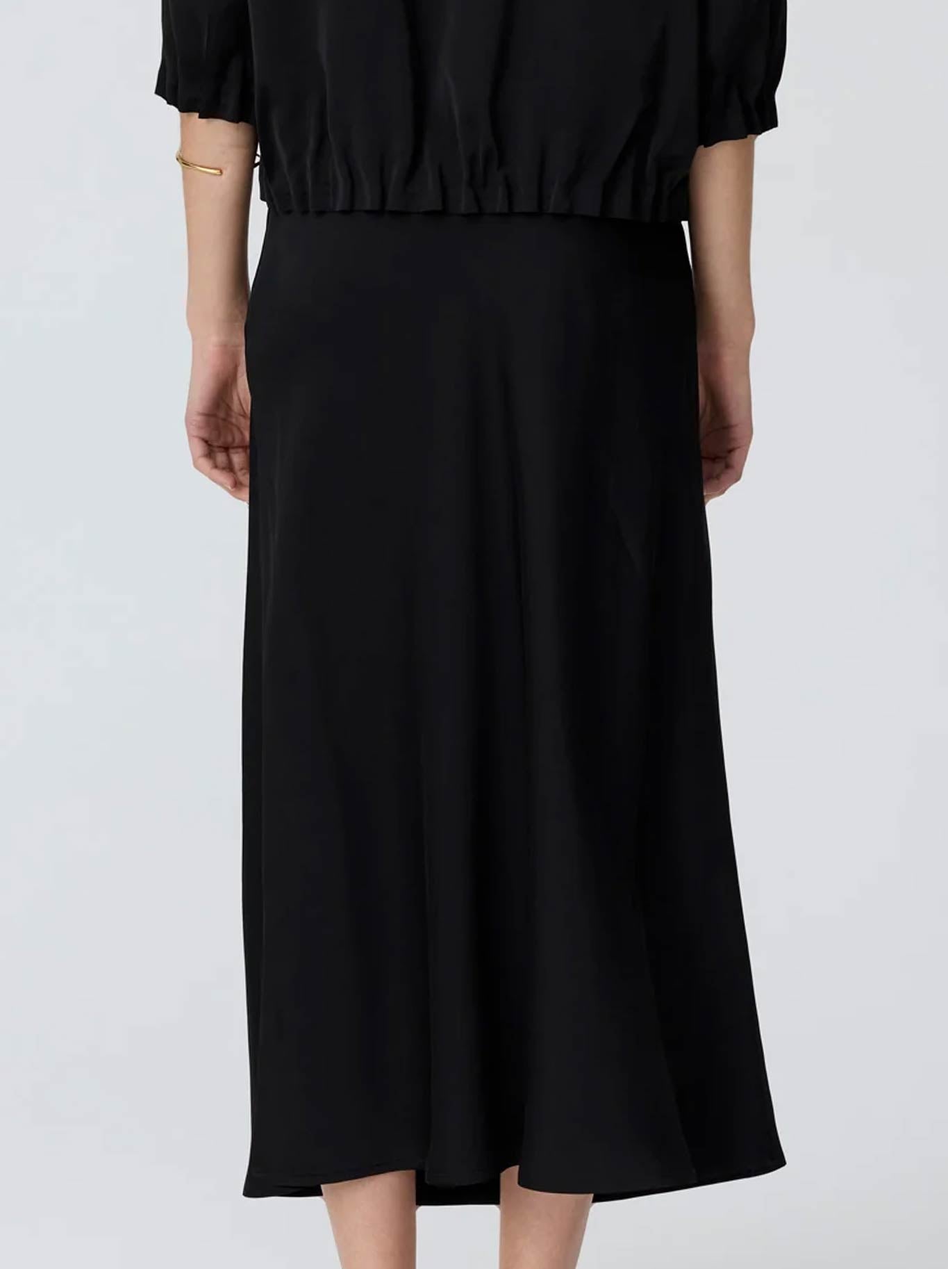 POL INNES BIAS SKIRT (Black)