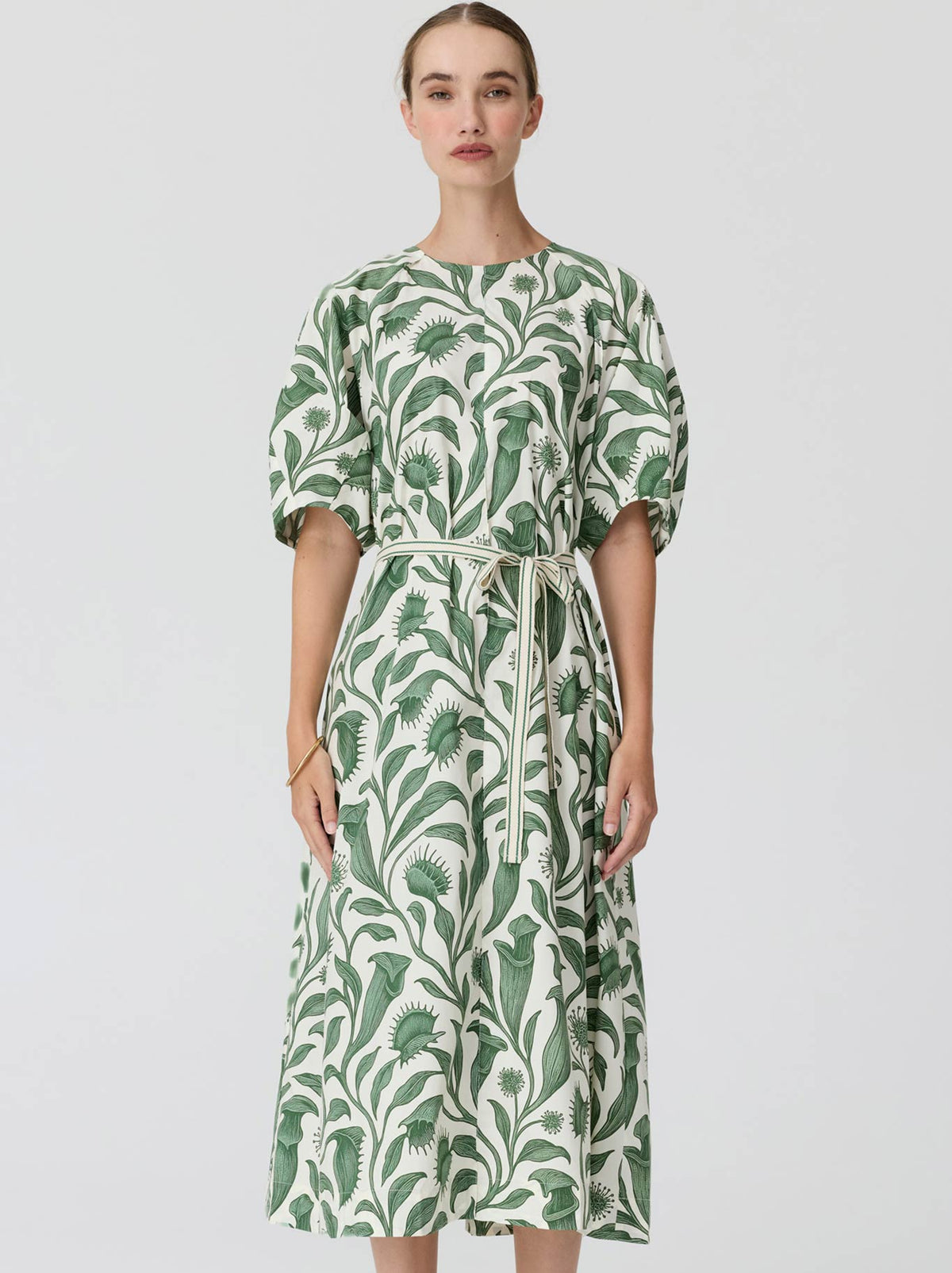 Image of Dresses. Product name - Pol Botanica Day Dress in Botanica colour by brand - Pol