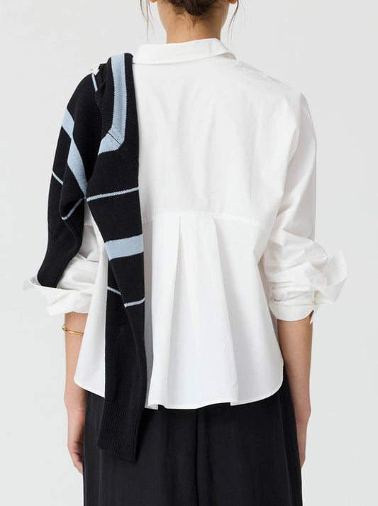 POL ELINA 2 WAY SHIRT (White)