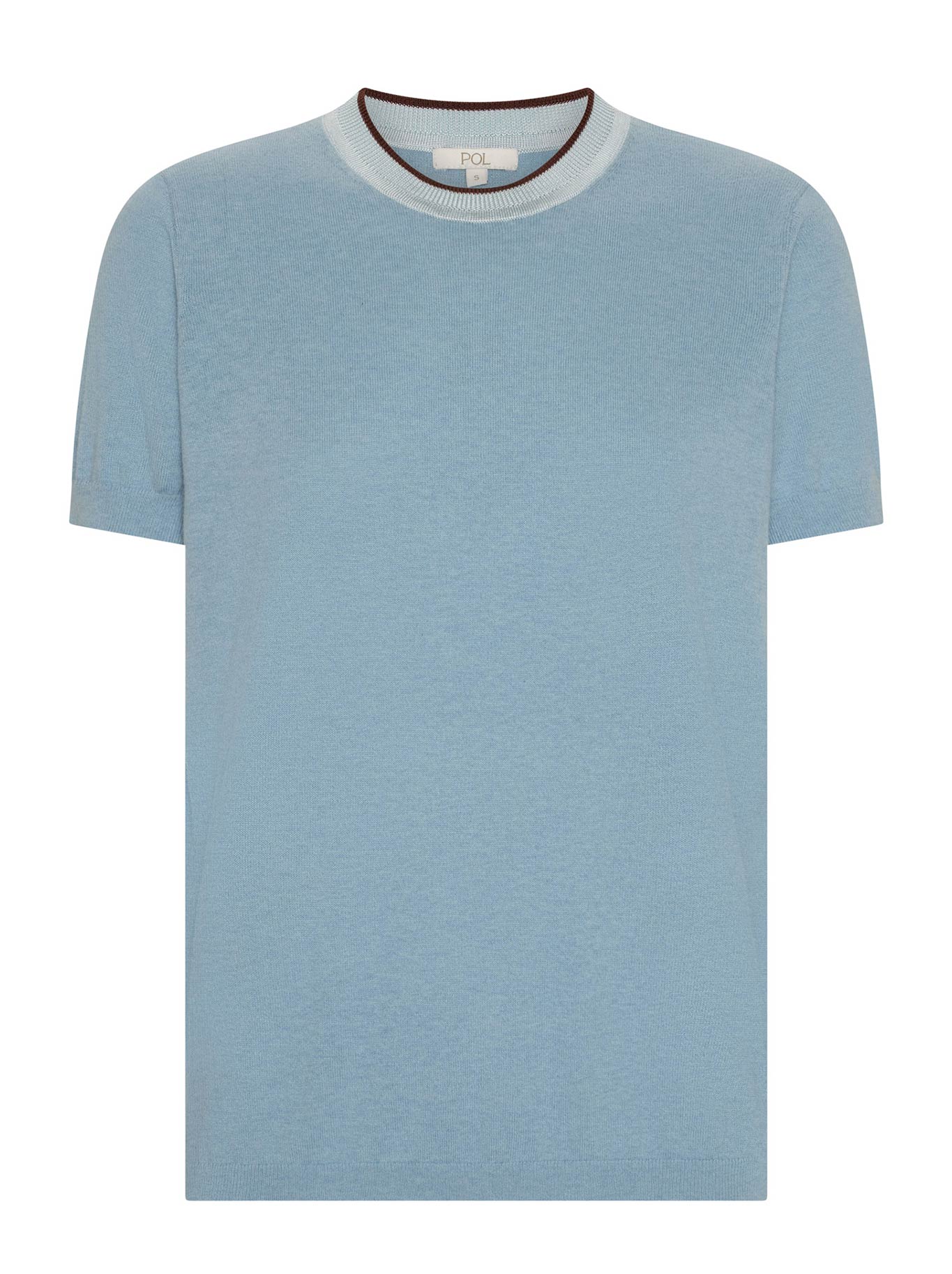 Pol Dillon Tee With Tipping (Blue Choc)