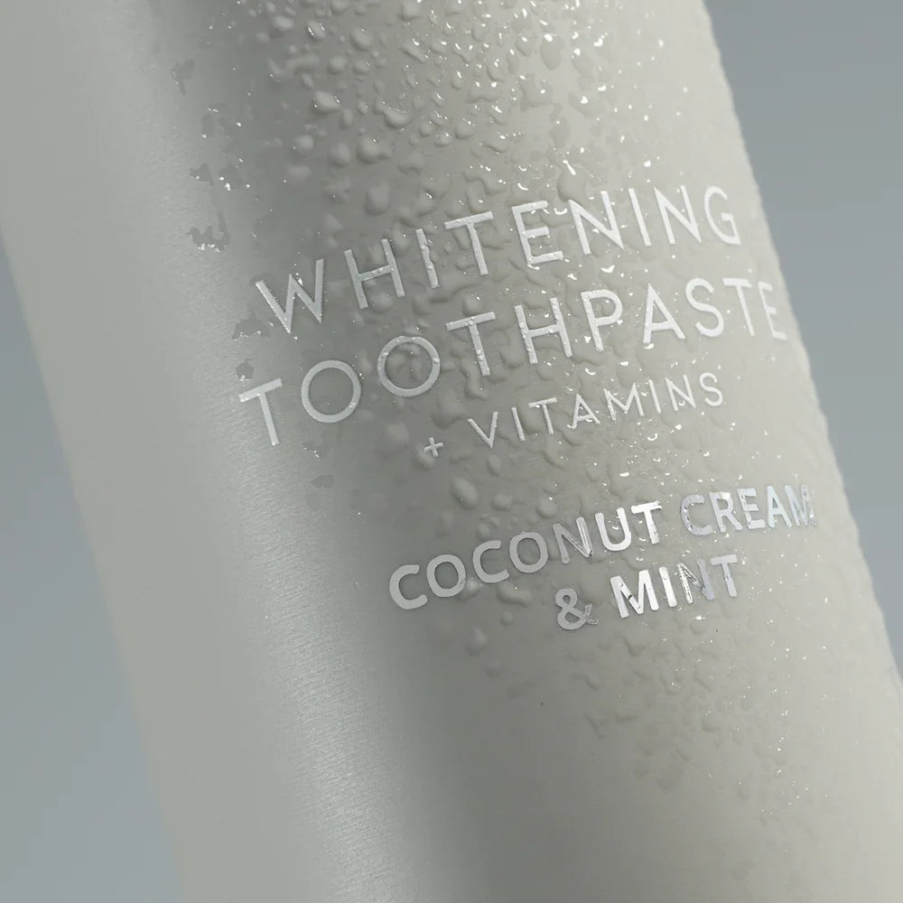 Polished London Teeth Whitening Strips & Prebiotic Whitening Toothpaste Coconut Cream Bundle