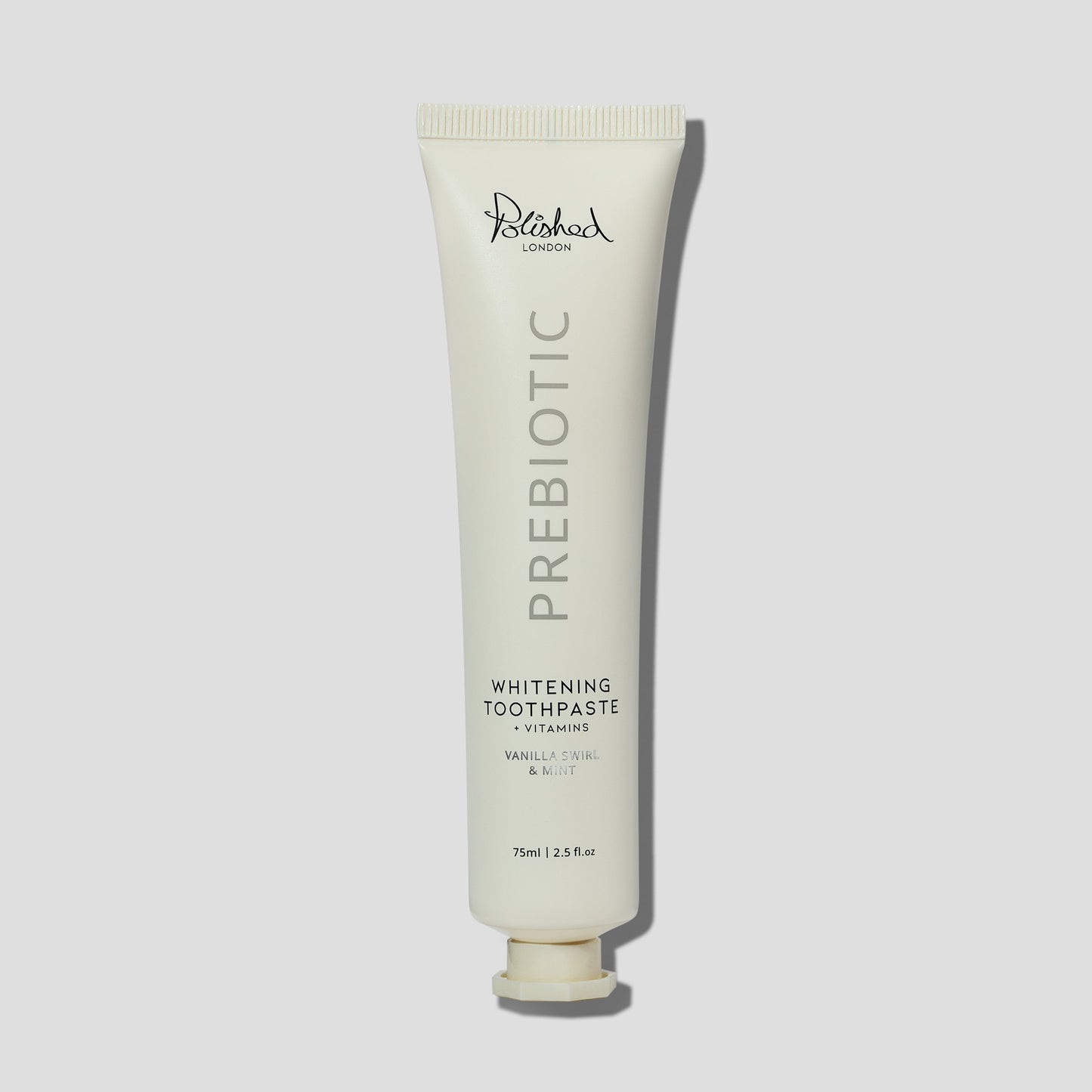 Polished London Prebiotic Whitening Toothpaste Vanilla Swirl & Mint 75ml