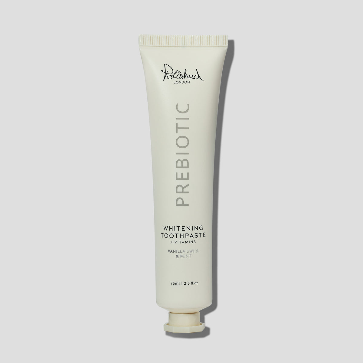 Polished London Prebiotic Whitening Toothpaste Vanilla Swirl & Mint 75ml