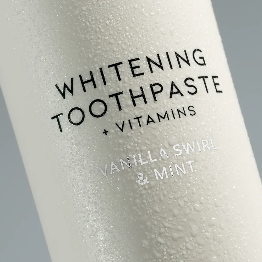Polished London Teeth Whitening Strips & Prebiotic Whitening Toothpaste Vanilla Swirl Bundle