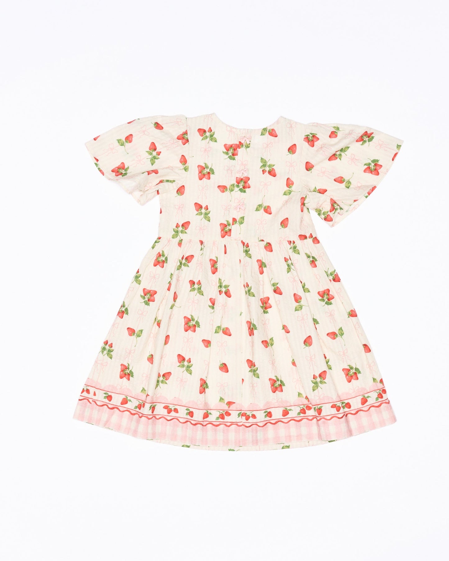 Walnut Melbourne Poppy Dress (Strawberries And Cream)