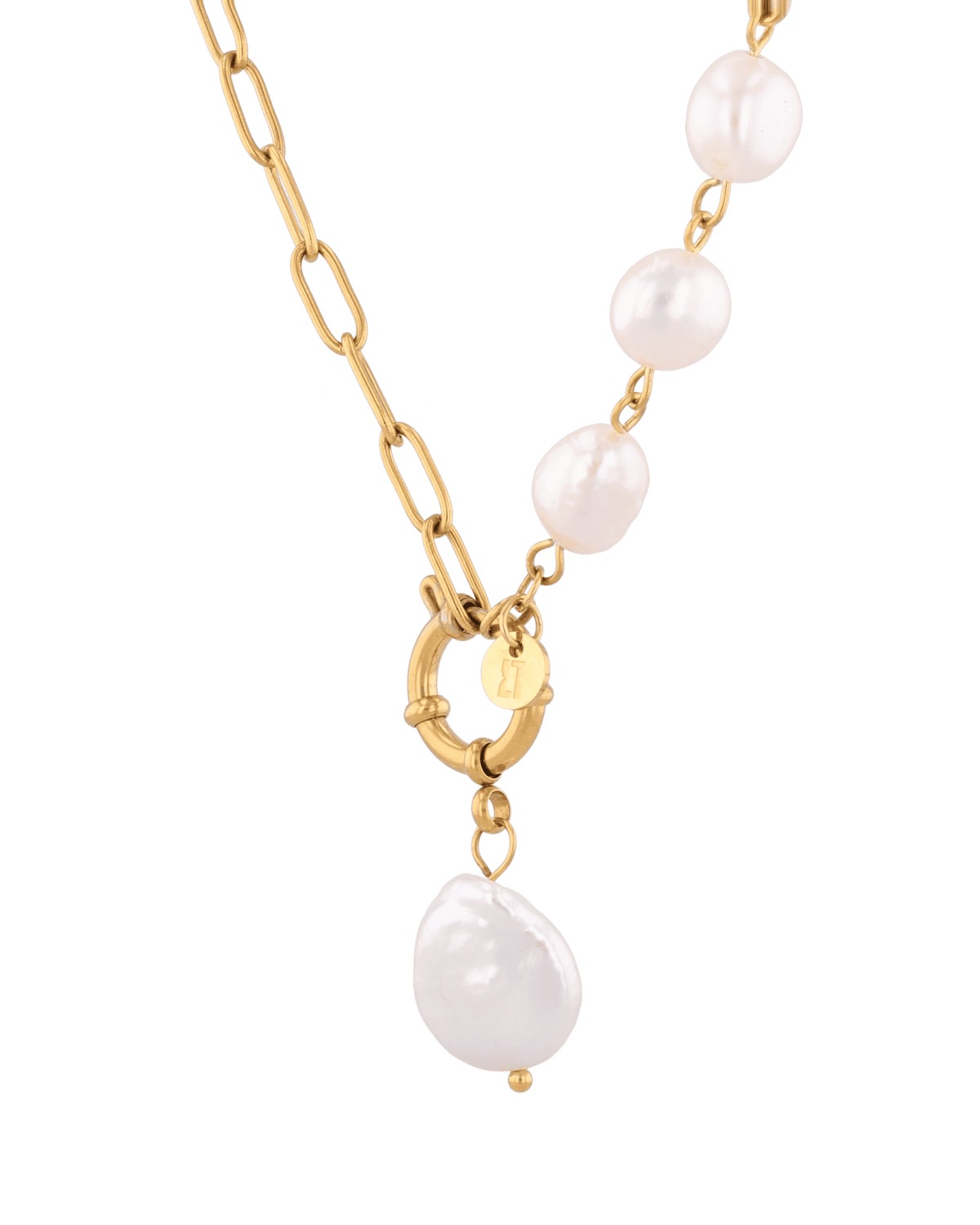 LAVANA Positano Gold Pearl Necklace