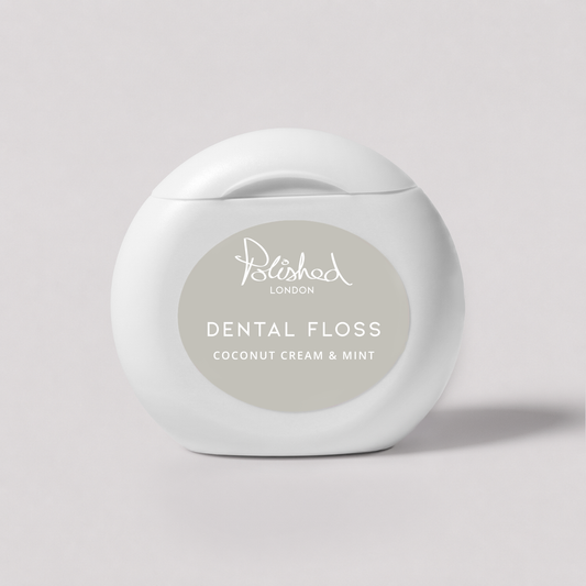 Image of Oral Care. Product name - Coconut Dental Floss in colour by brand - Polished London