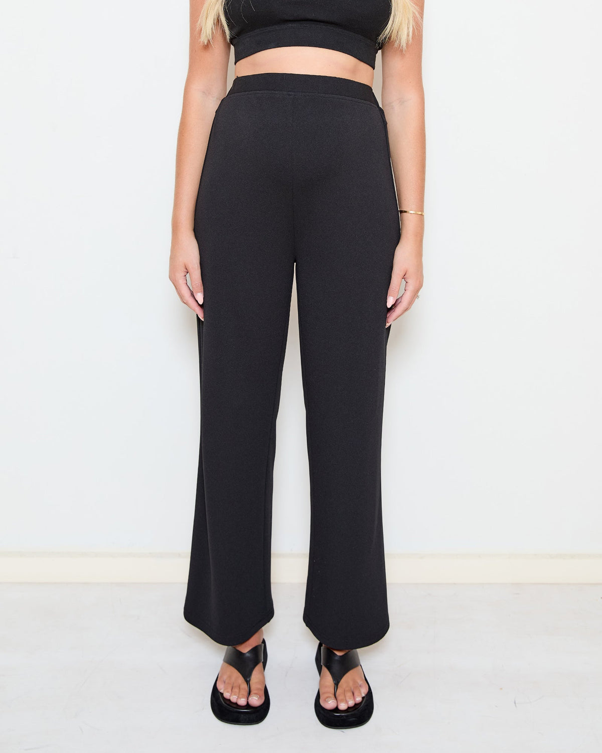 Soon Maternity Pull-On Wide Leg Pants(Cropped) (74Cm)
