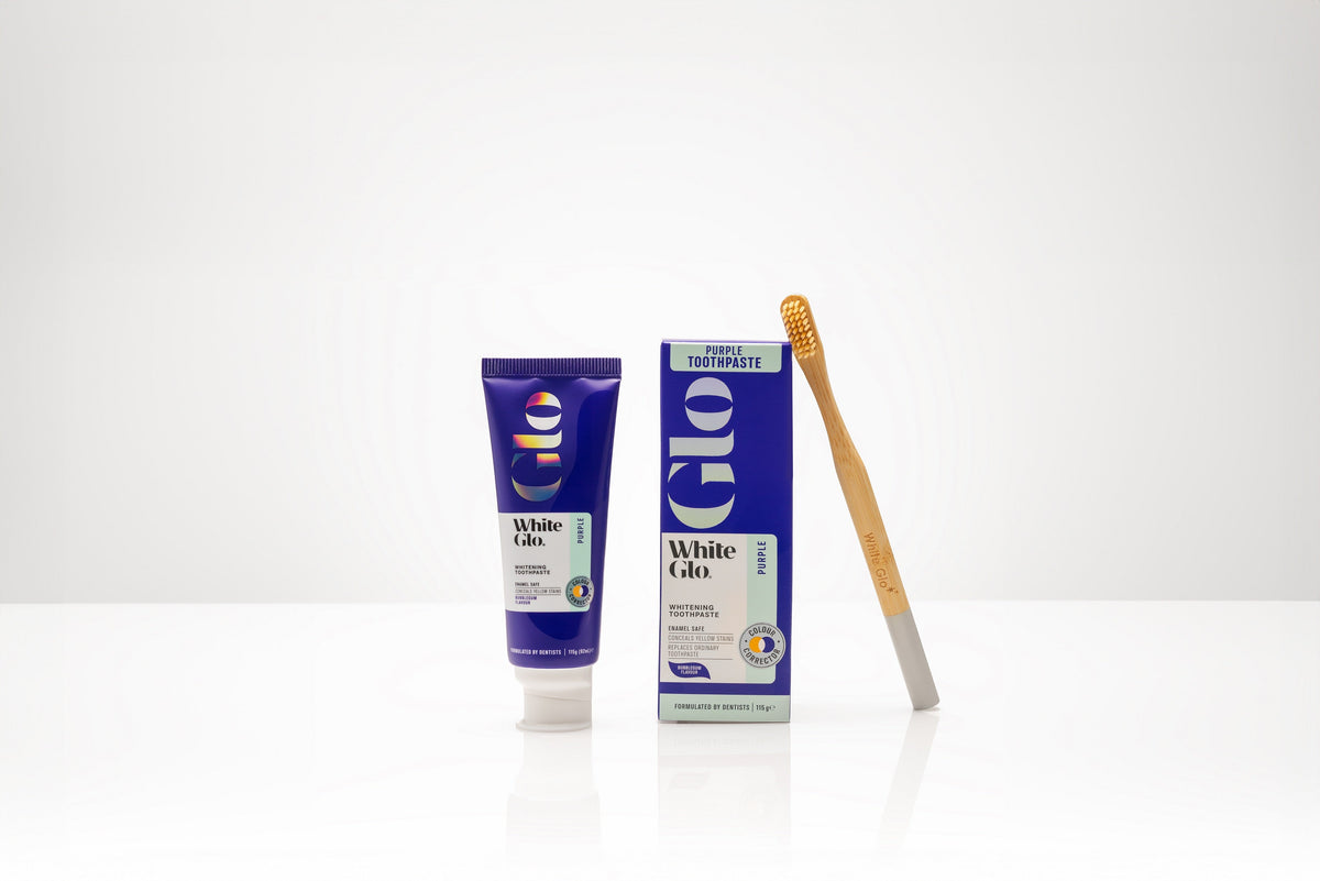 White Glo Purple Tooth Toner Toothpaste