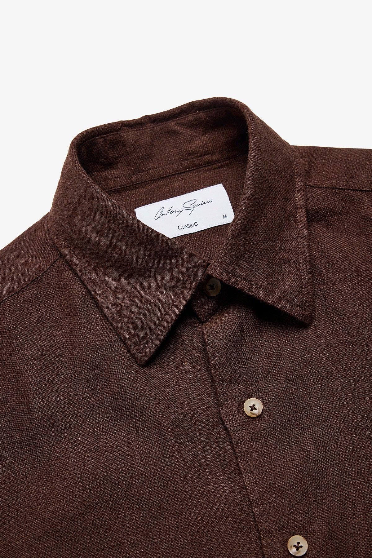 Anthony Squires Quy linen shirt (Brown)