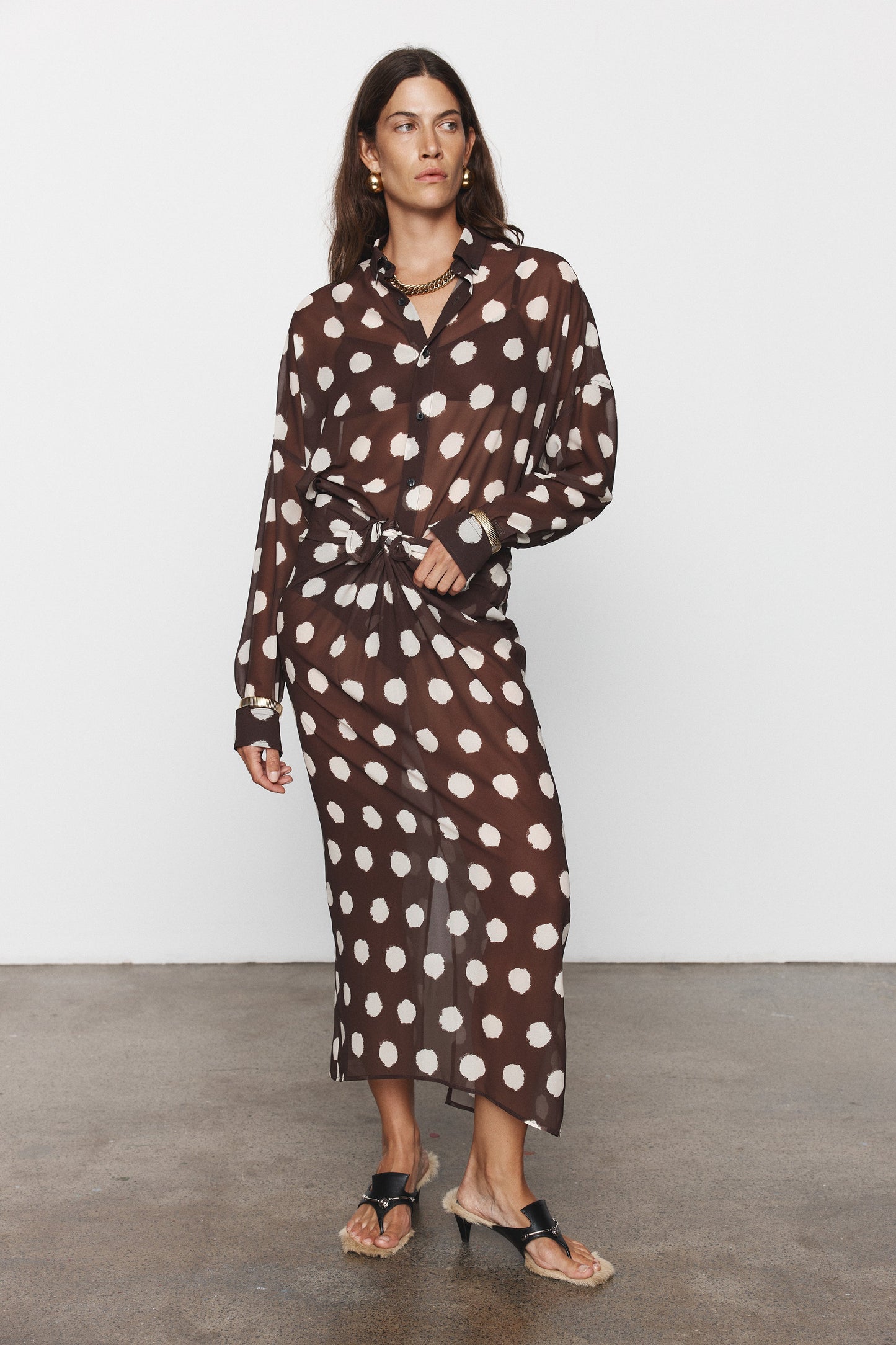 Blanca Studio Linnea Skirt (Brown)