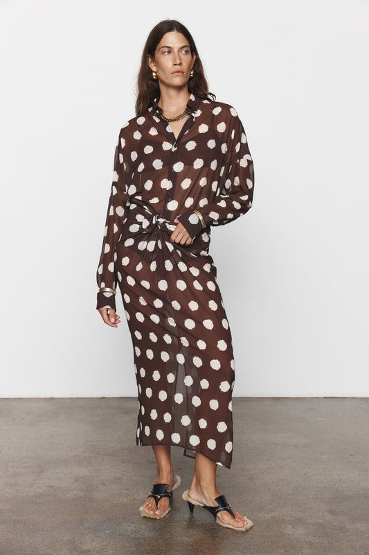 Blanca Studio Linnea Skirt (Brown)