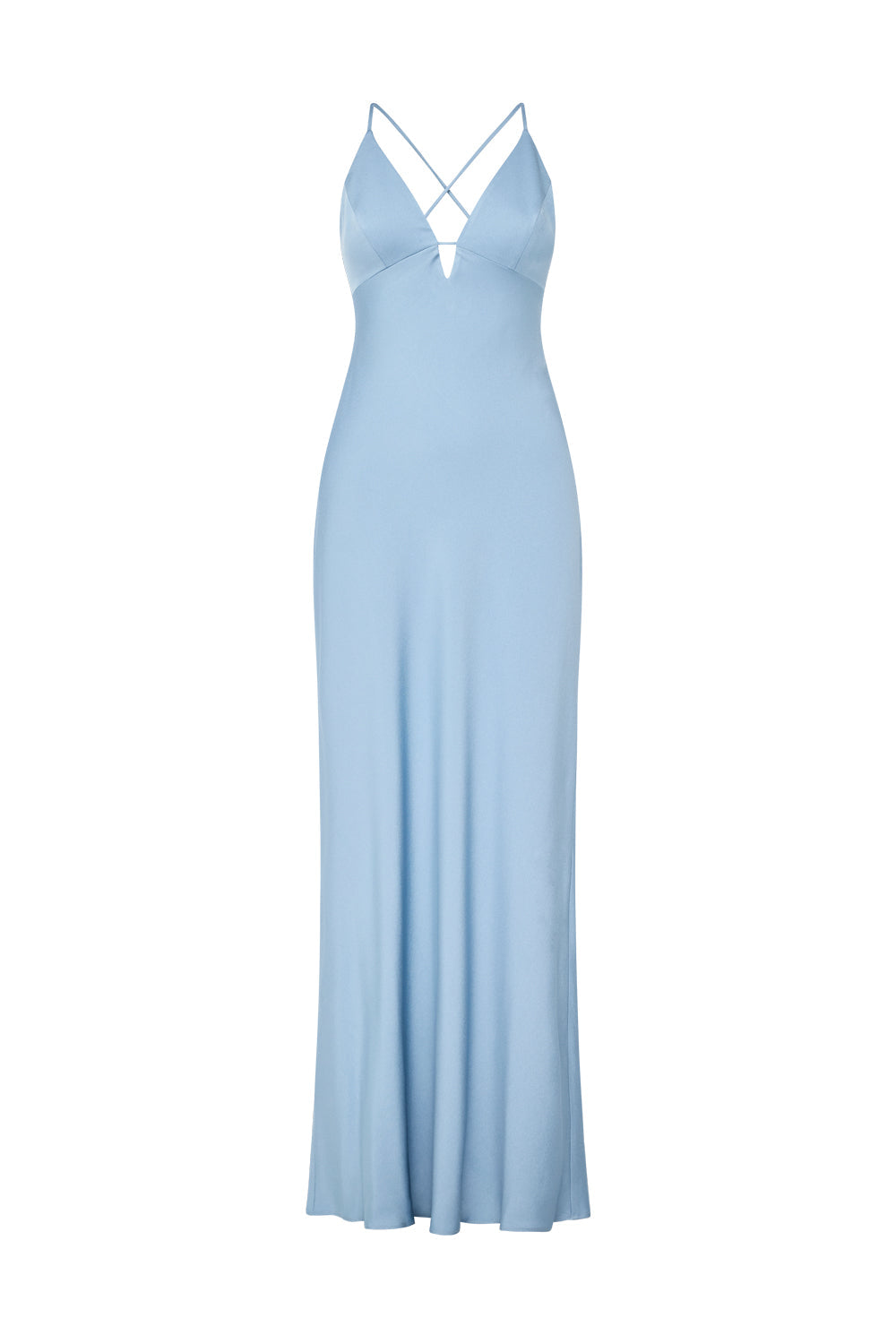 Image of Dresses. Productname: Time To Shine Slip Dress in Powder Blue colour by brand - Manning Cartell