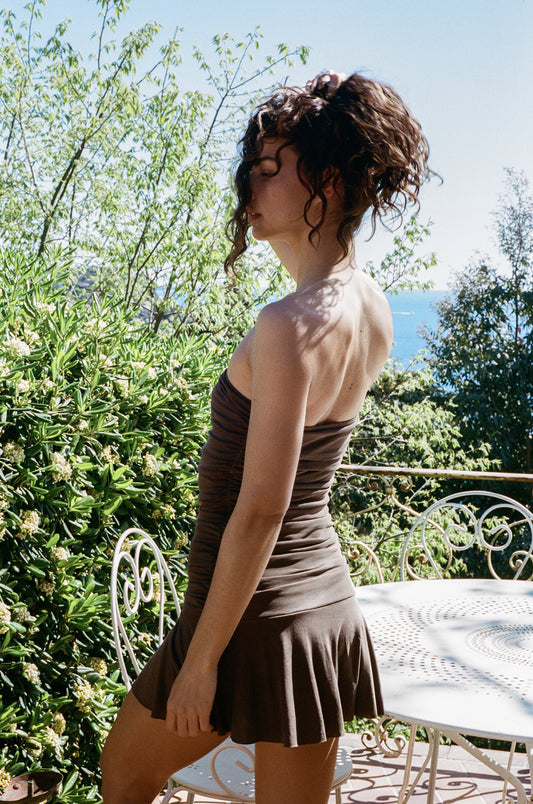 Rayna Dress (Brown)