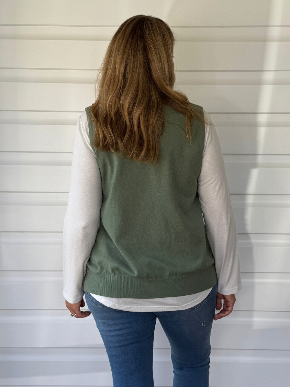 Threadz Vicky Vest (Khaki)