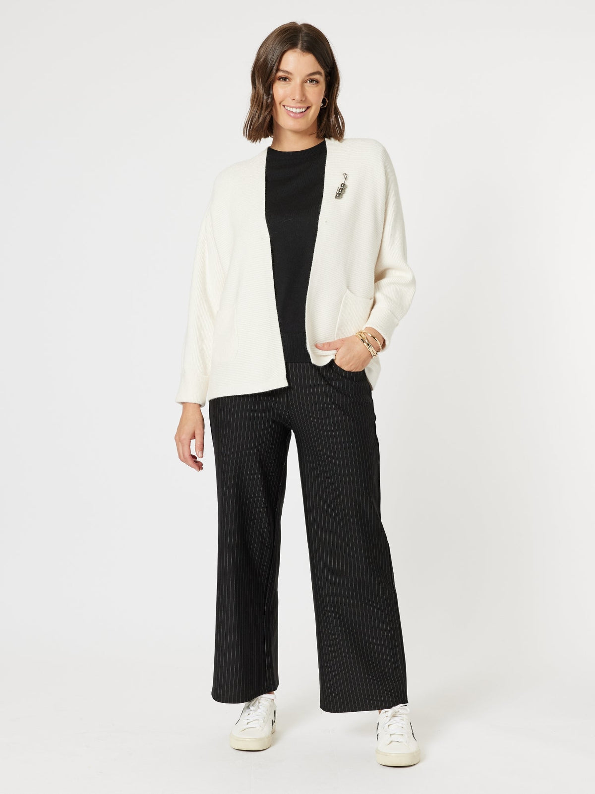 Clarity Nicky Pant (Natural/Black)