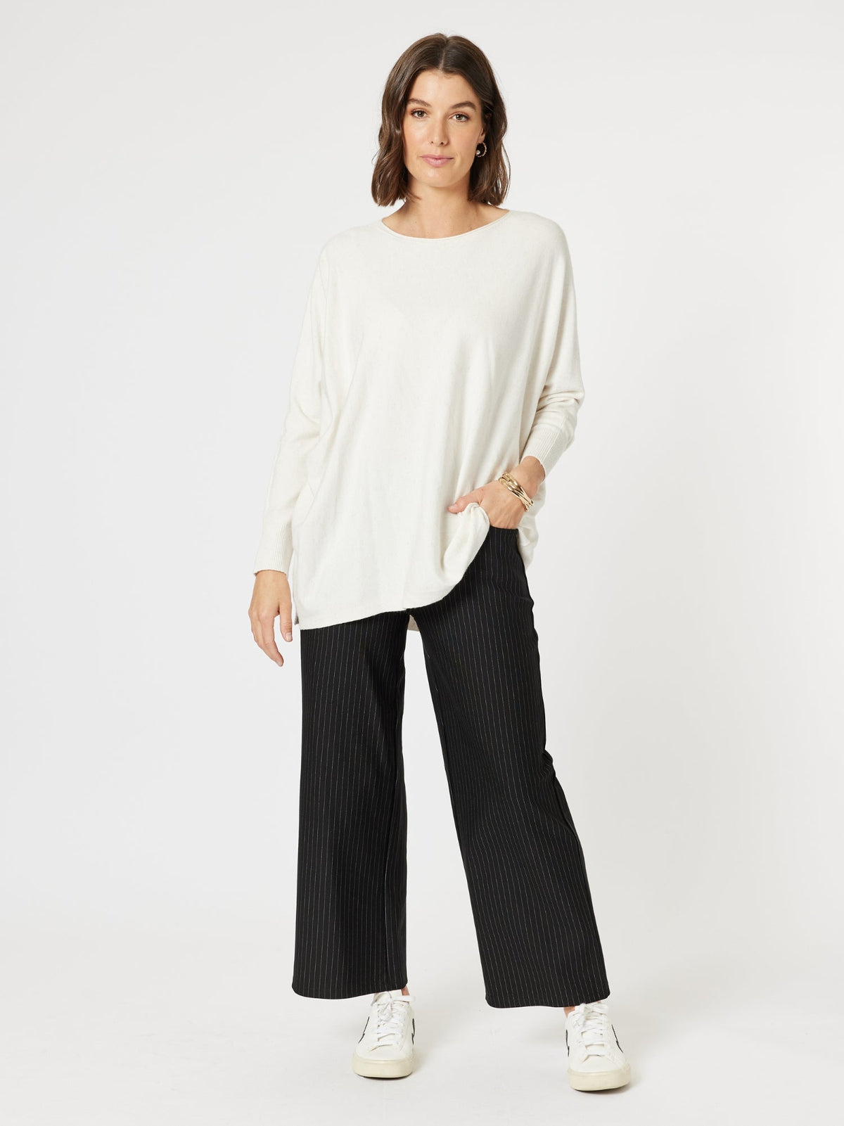 Clarity Nicky Pant (Natural/Black)
