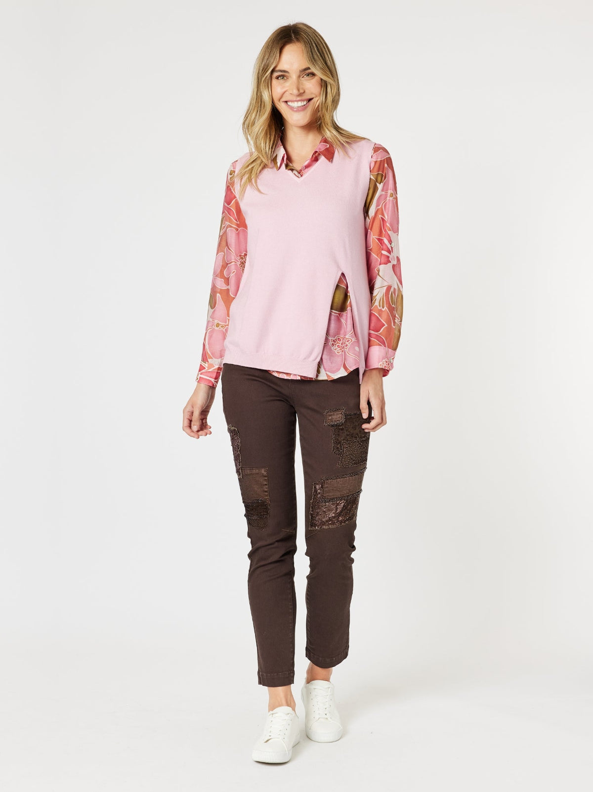 Threadz Vicky Vest (Pink)