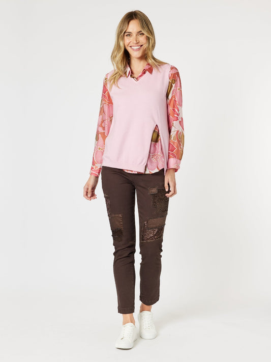 Threadz Vicky Vest (Pink)