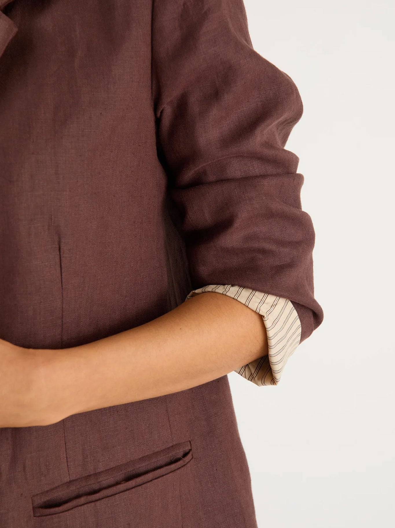 Re:Union The Label Atlantic Blazer (Chocolate)