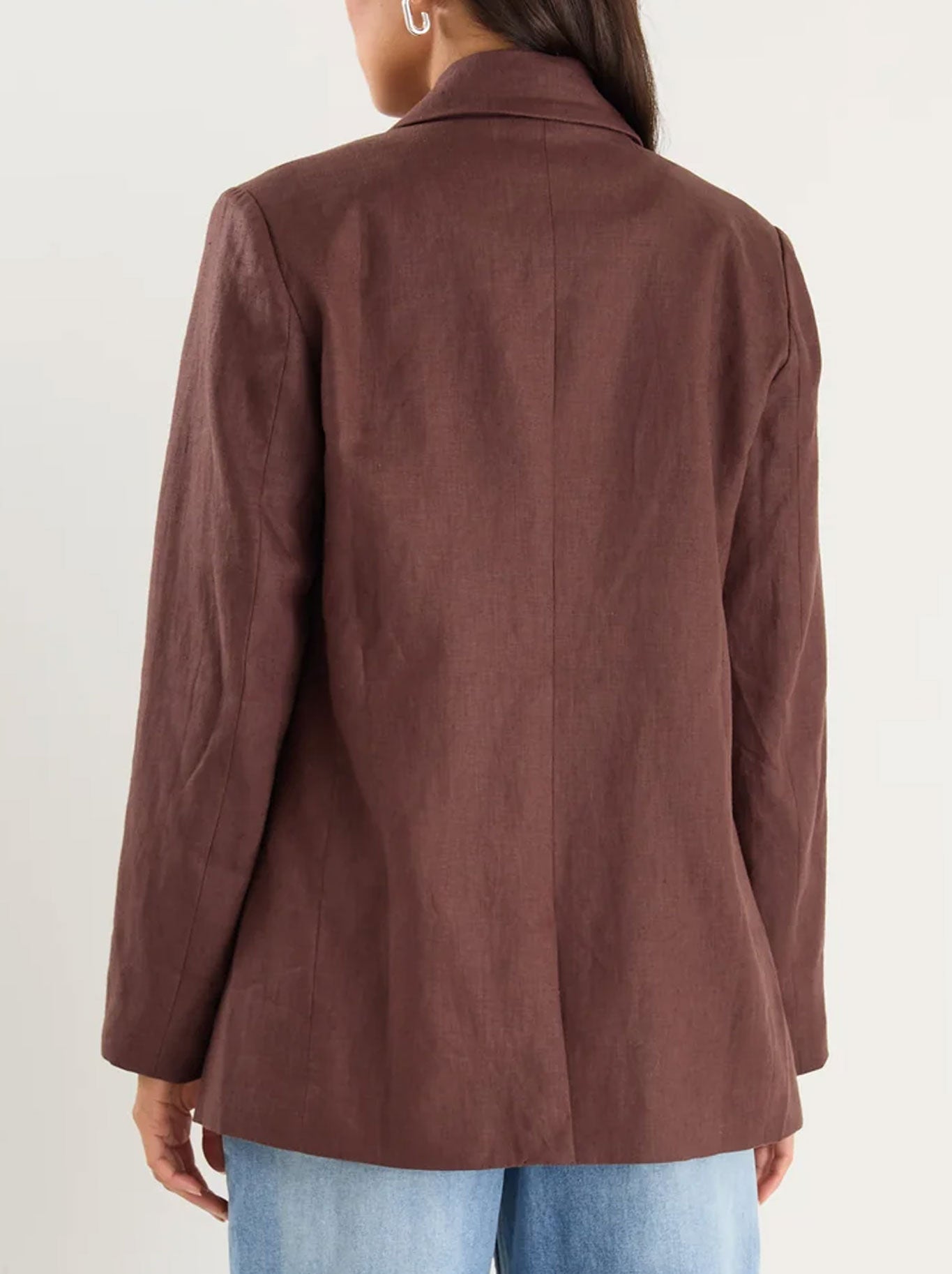 Re:Union The Label Atlantic Blazer (Chocolate)