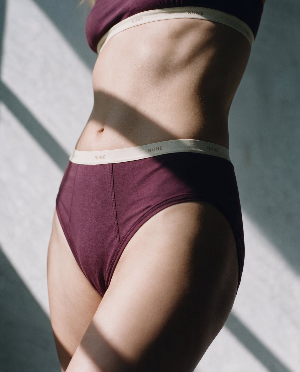 Image of Lingerie. Product name - High Waist Brief Twilight in Twilight colour by brand - NUNE