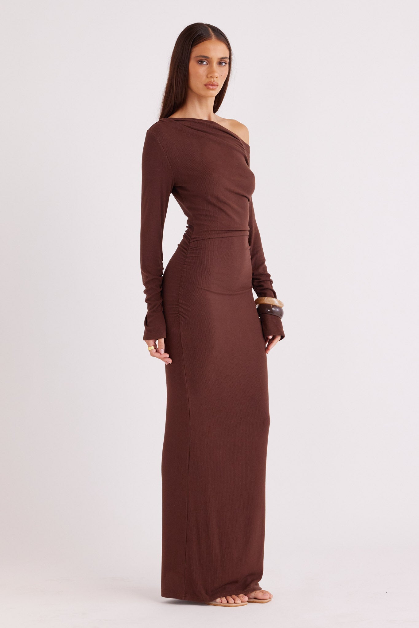 SNDYS REYNA MAXI DRESS (Chocolate)