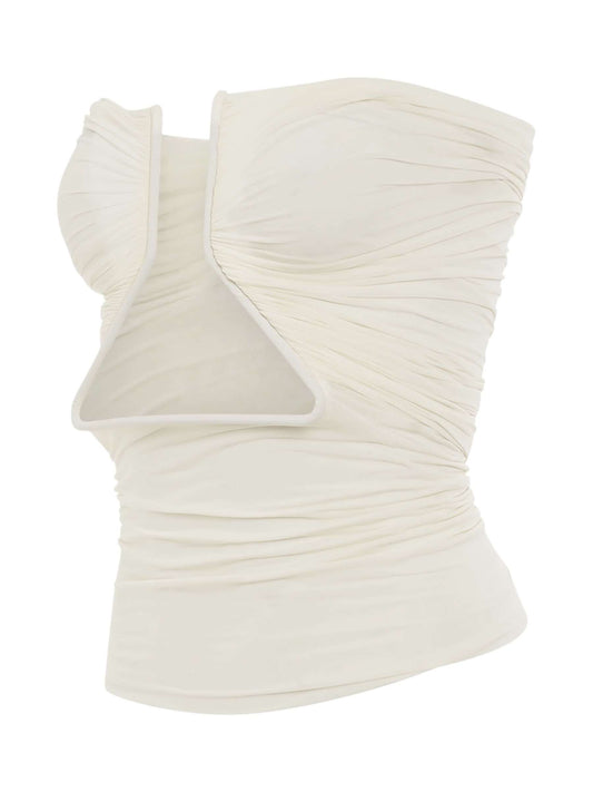 RICK OWENS Prong Knit Top (White)