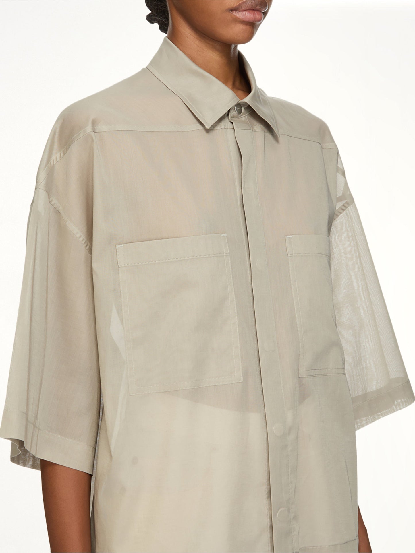 RICK OWENS Tommy Shirt (Grey)