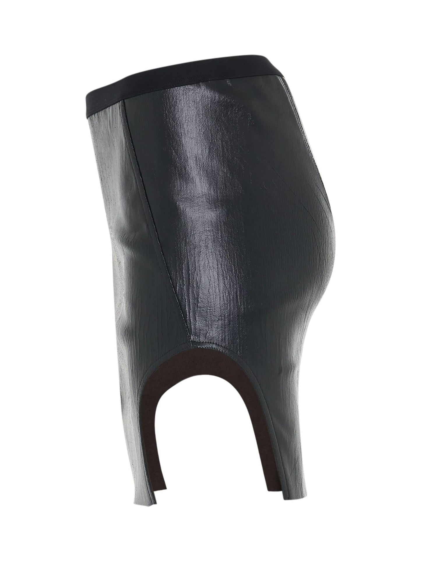 RICK OWENS Diana Mini Denim Skirt (Black)