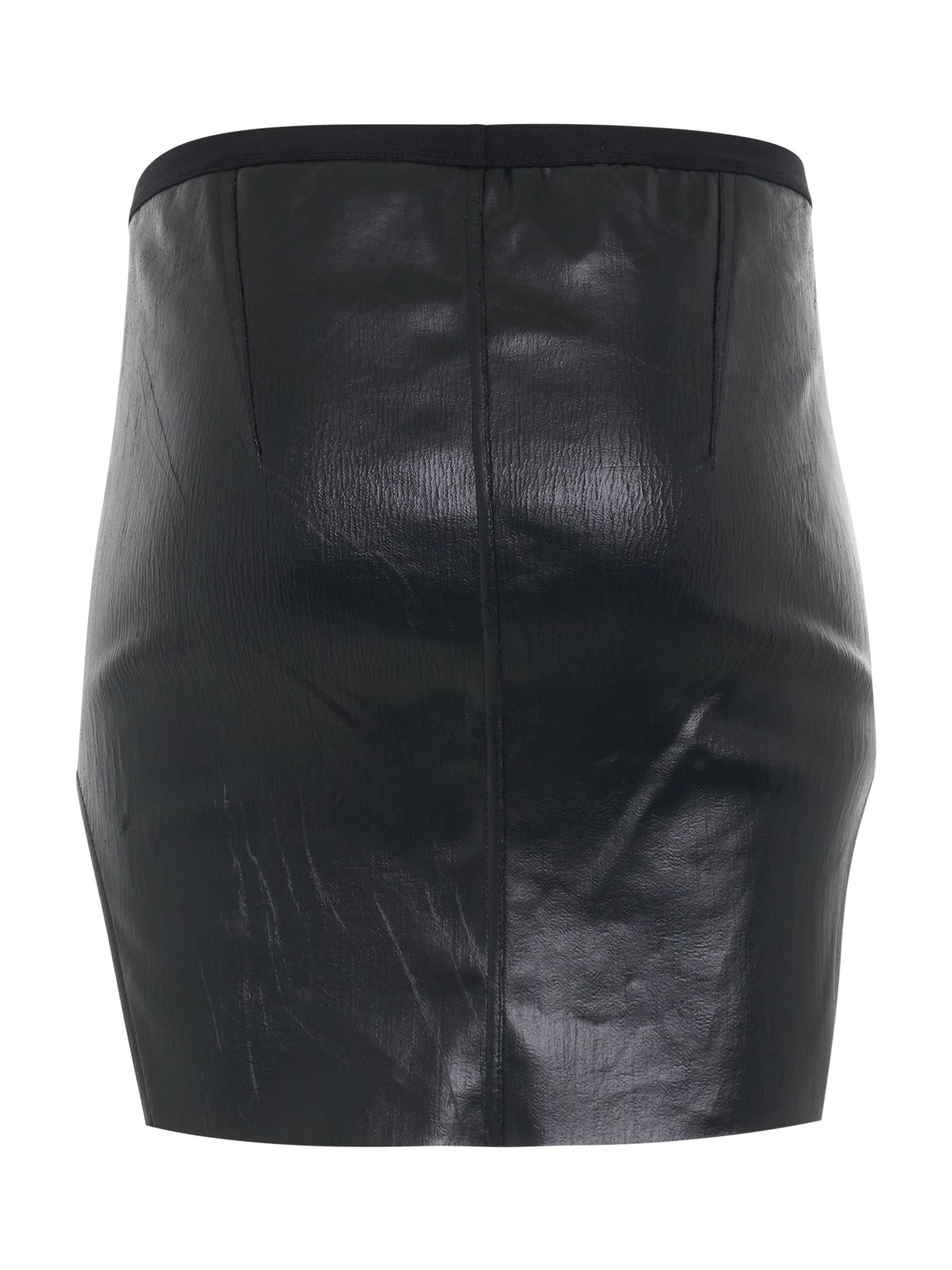 RICK OWENS Diana Mini Denim Skirt (Black)