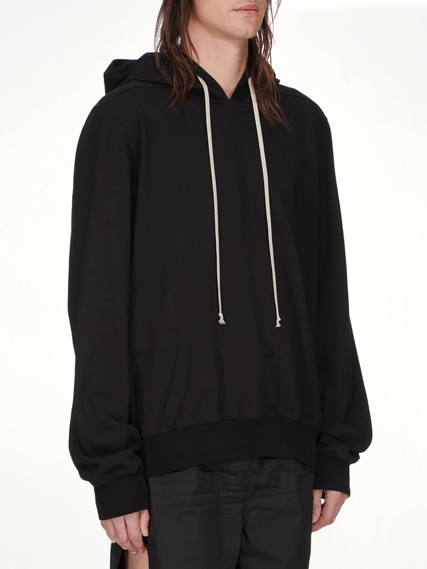 RICK OWENS Pullover Hoodie (Black)