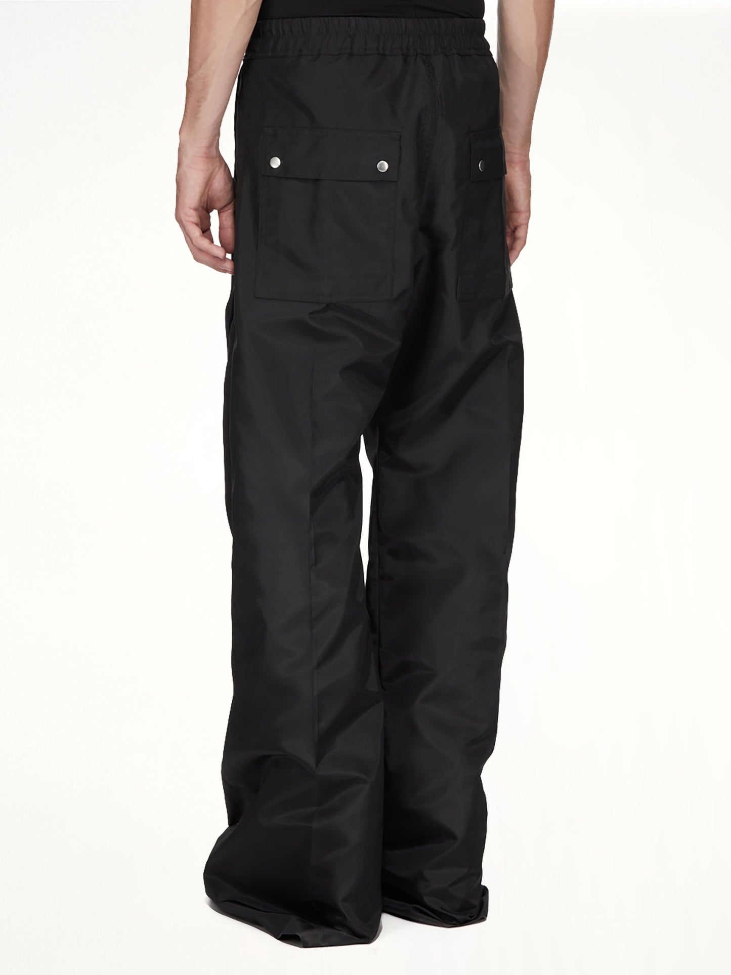 RICK OWENS Strapped Wide Bela Pants (Black)