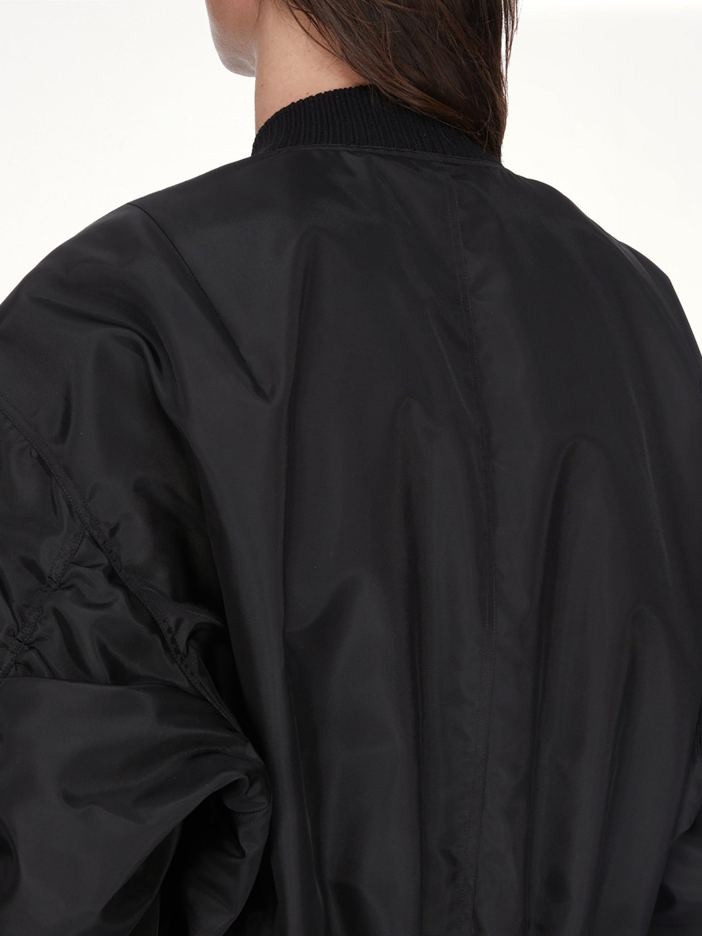 RICK OWENS Secchia Flight Jacket (Black)