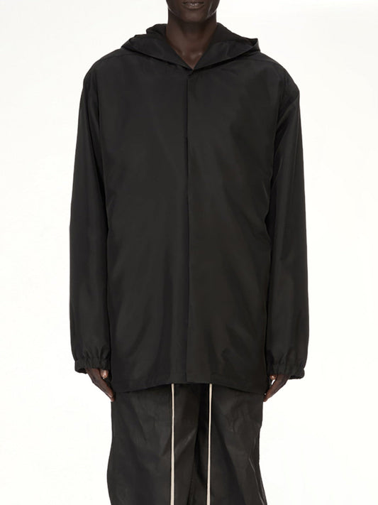 Image of Coats & Jackets. Product name - Temple Tour Jacket in Black colour by brand - RICK OWENS