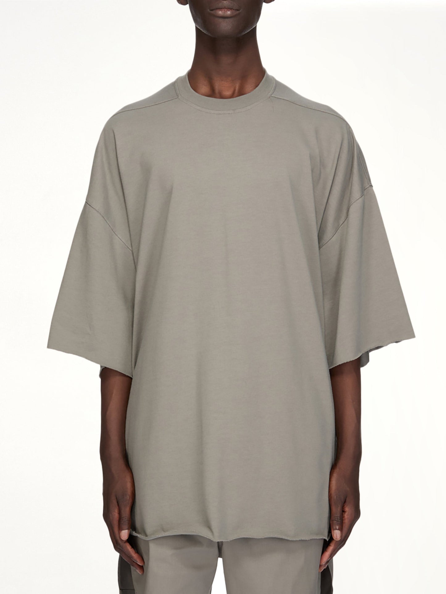 Image of T-Shirts. Product name - Tommy T-Shirt in Grey colour by brand - RICK OWENS