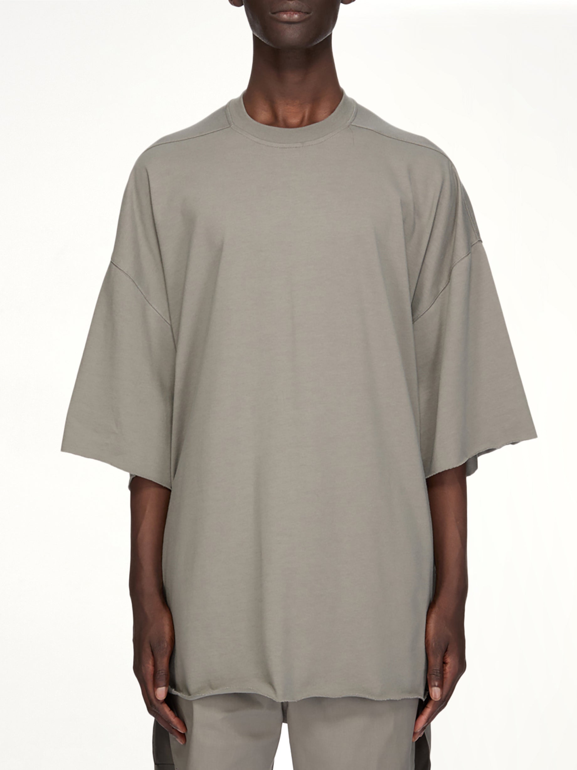 Image of T-Shirts. Product name - Tommy T-Shirt in Grey colour by brand - RICK OWENS