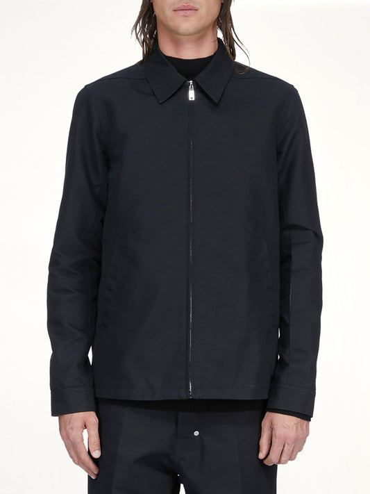 Image of Coats & Jackets. Product name - Brad Jacket in Black colour by brand - RICK OWENS