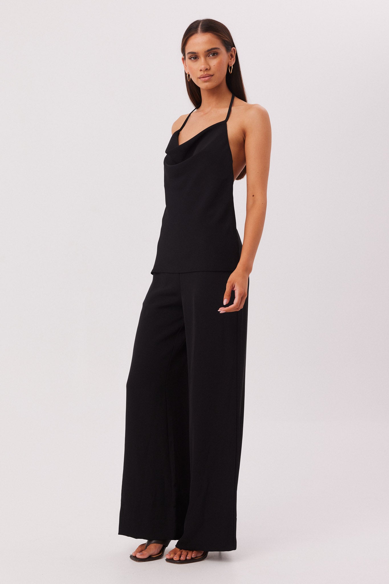 SNDYS RUE COWL TOP (Black)