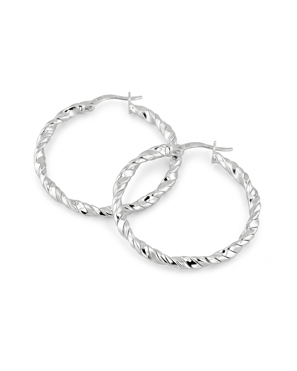 LAVANA Radiance Silver Hoop Earrings