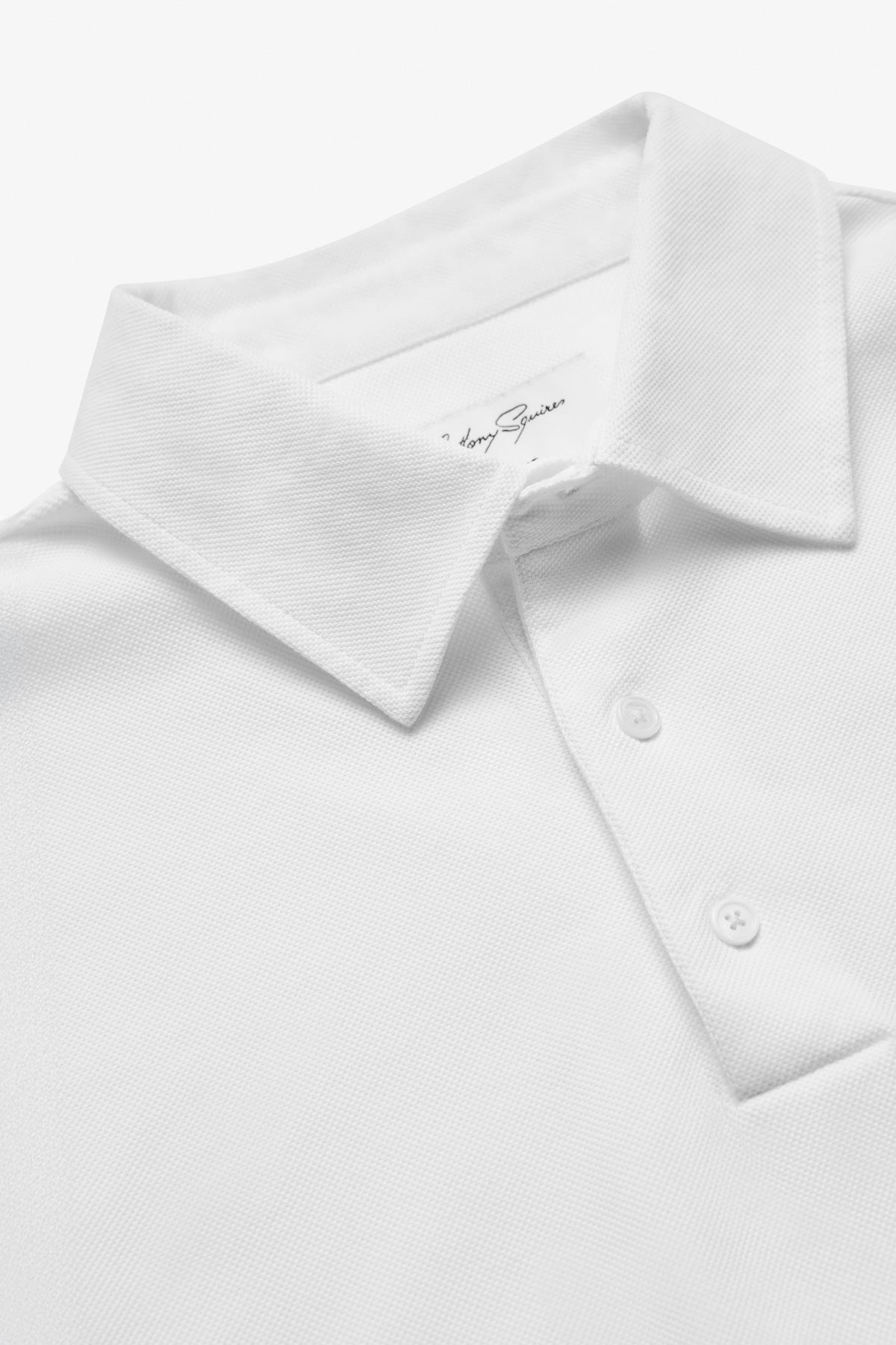 Anthony Squires Raffa Knitted Polo (White)